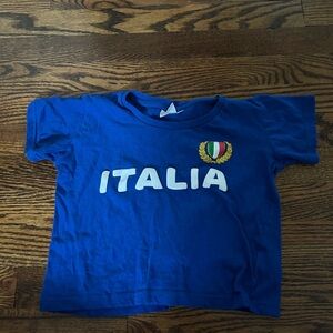 Vintage Italia Kids Blue Short Sleeve Tee